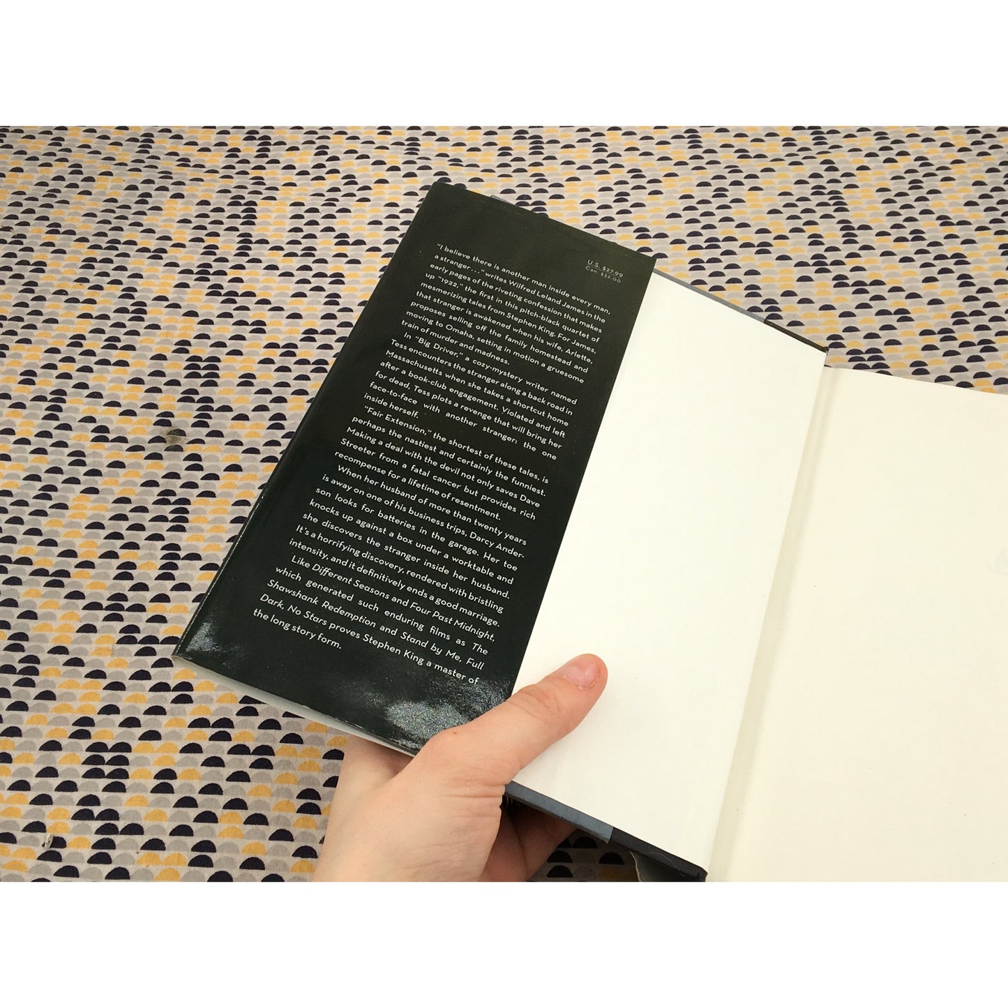 Full Dark, No Stars - Stephen King - Scribner - Hardcover - 1st Edition, 1st Printing