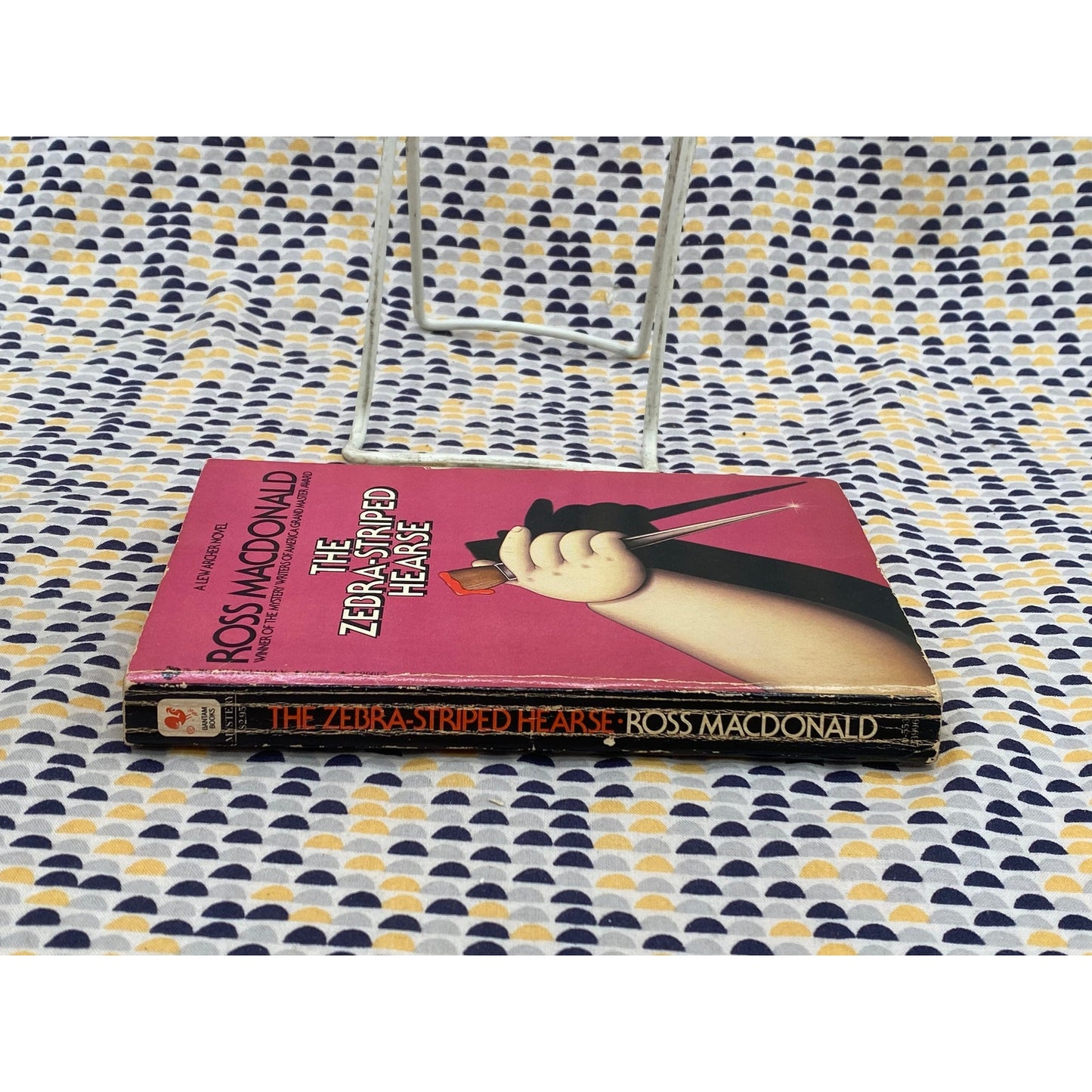 The Zebra-Striped Hearse - Ross Macdonald - A Lew Archer Novel - Vintage Paperback Book - Bantam Edition