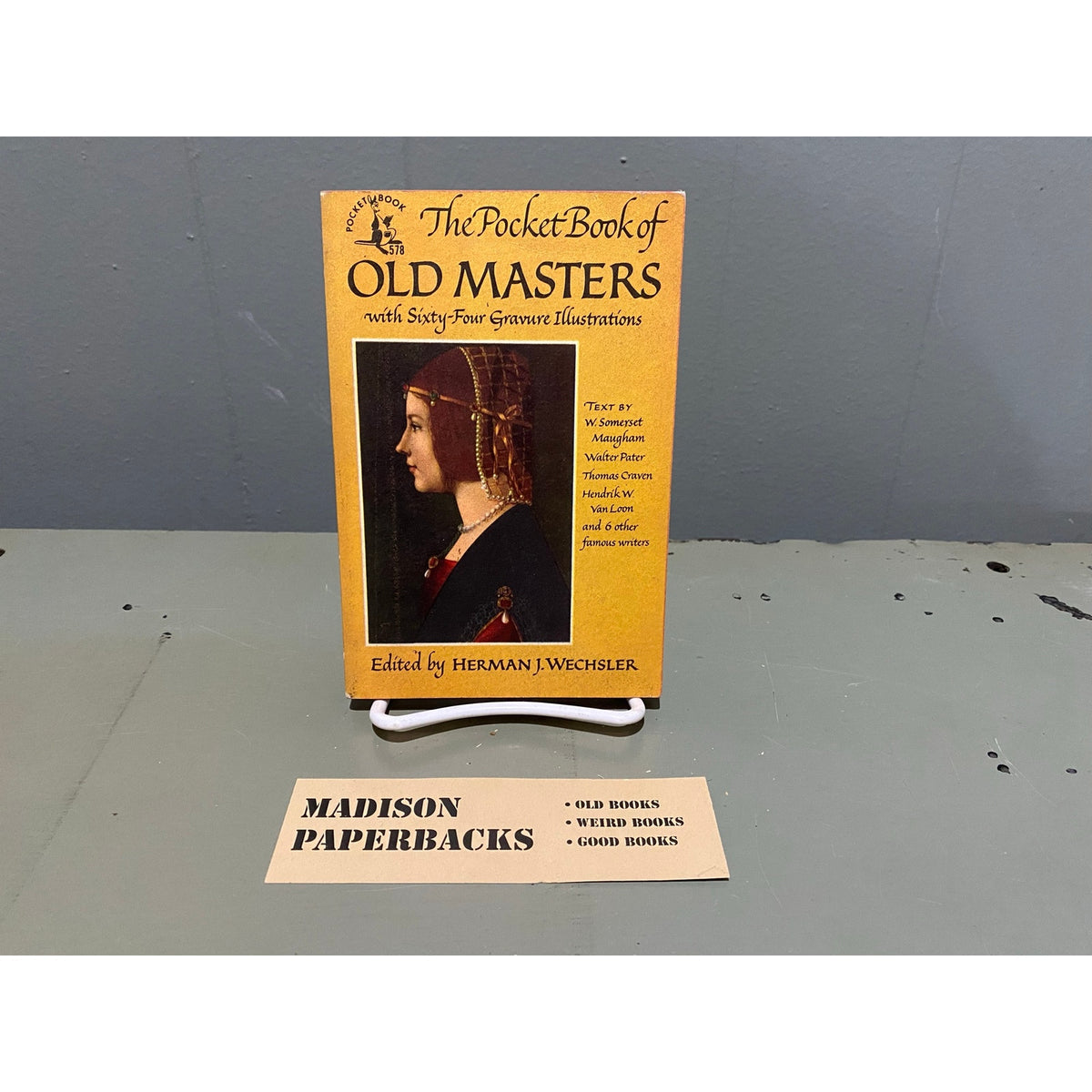 The Pocket Book of Old Masters - ed. Herman J. Wechsler - Pocket 578 - Vintage Paperbacks