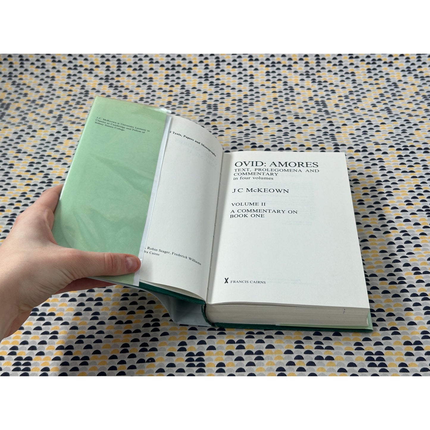 Ovid: Amores - J.C. McKeown - Arca - Hardcover