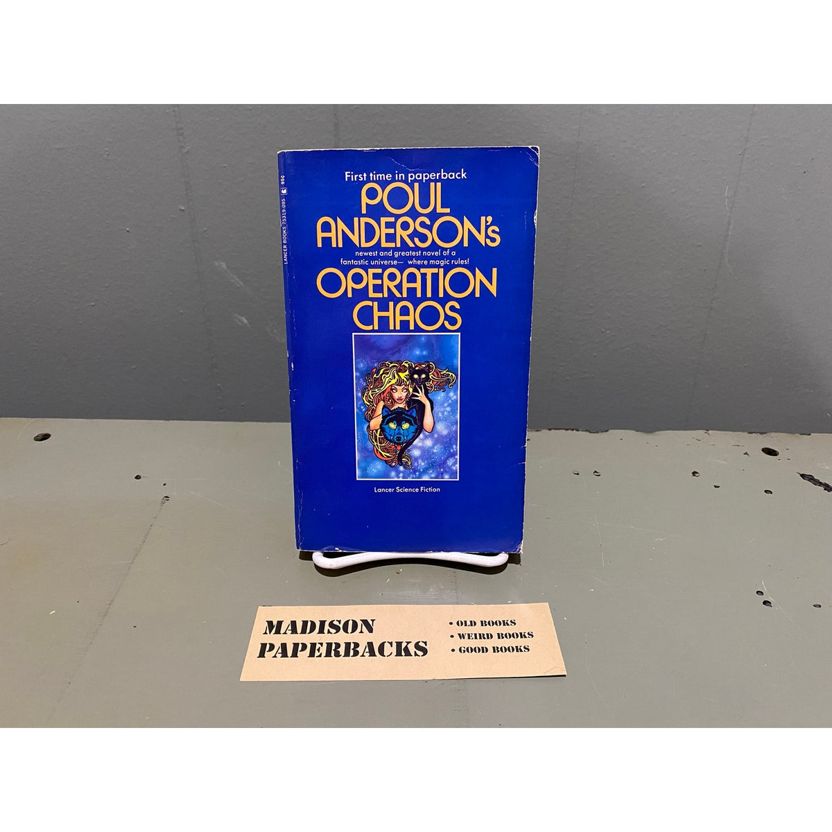 Operation Chaos - Poul Anderson - Lancer Books - Frank Kelly Freas cover - Paperback