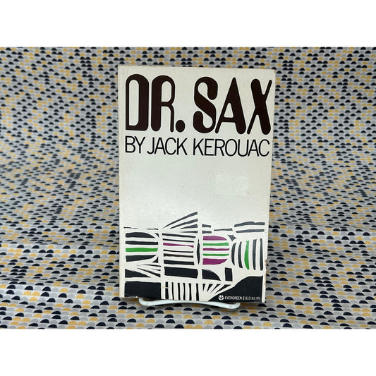 Dr. Sax - Jack Kerouac - Vintage Paperback - Evergreen Black Cat Books