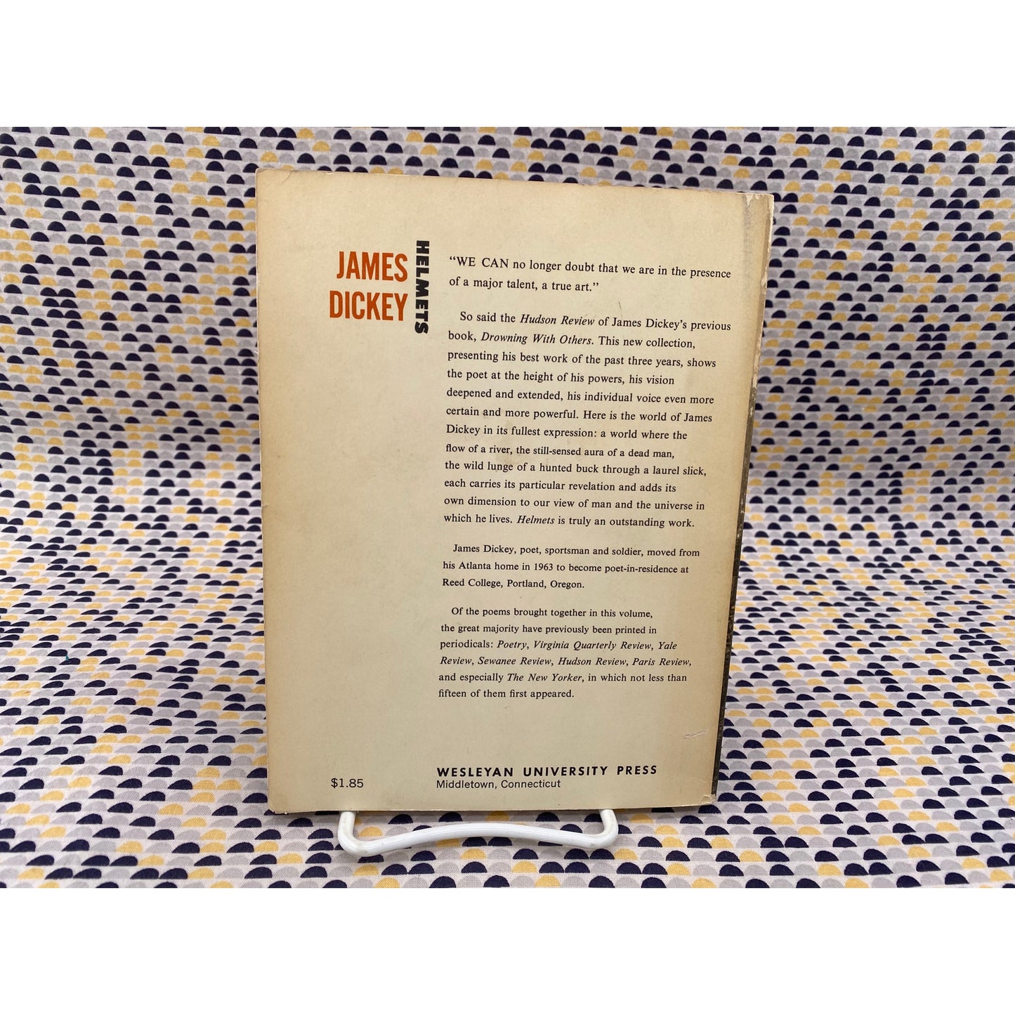 Helmets - James Dickey - Wesleyan - Paperback