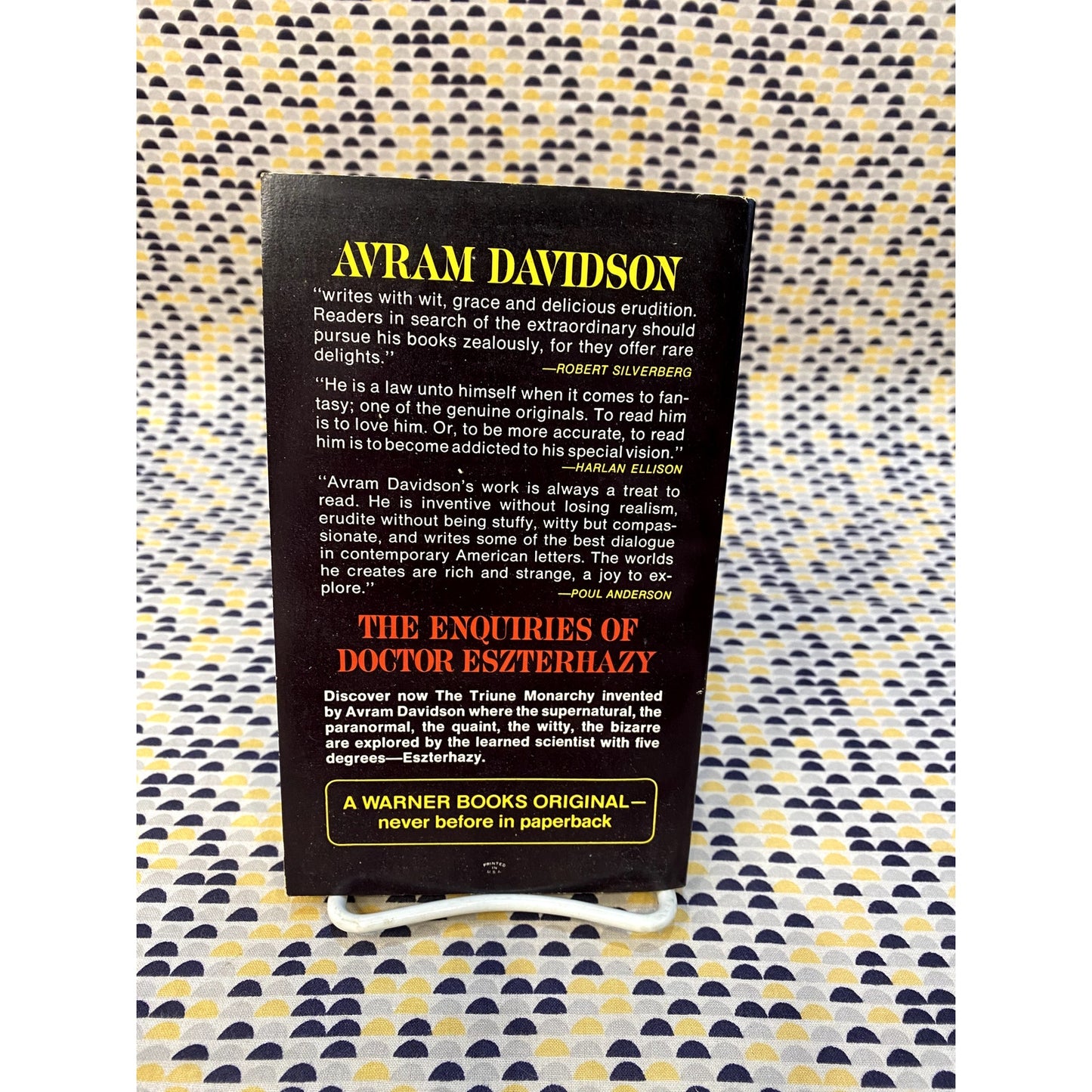 Enquiries Of Doctor Eszterhazy - Avram Davidson - Warner - Paperback