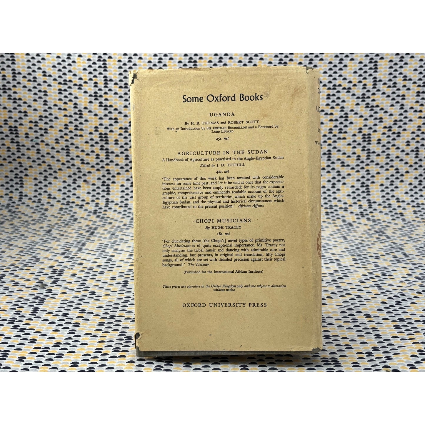 Tribal Crafts of Uganda - Margaret Trowell & K.P. Wachsmann - Oxford - Hardcover