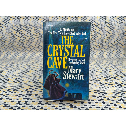 The Crystal Cave - Mary Stewart - Vintage Paperback Book - Fawcett Edition