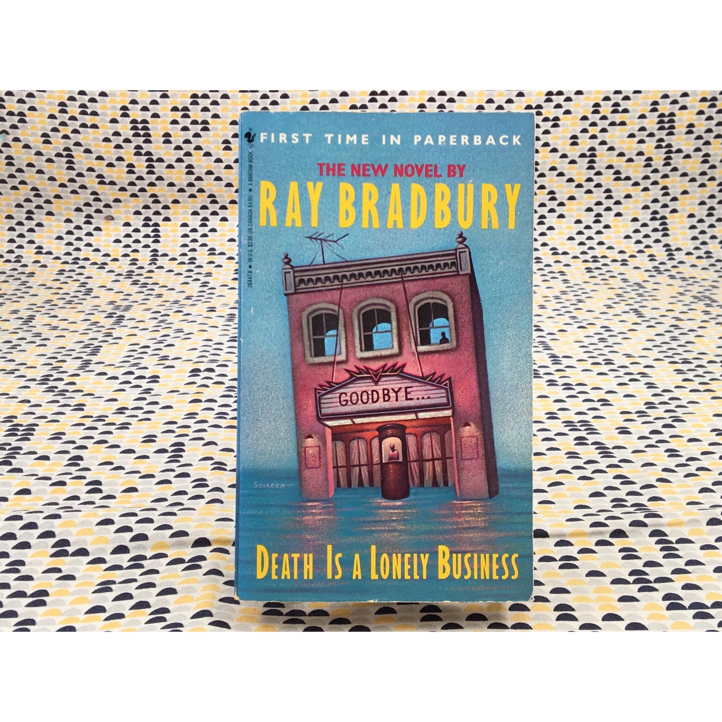 Death is a Lonely Business - Ray Bradbury - Vintage Paperback Book - Bantam Edition