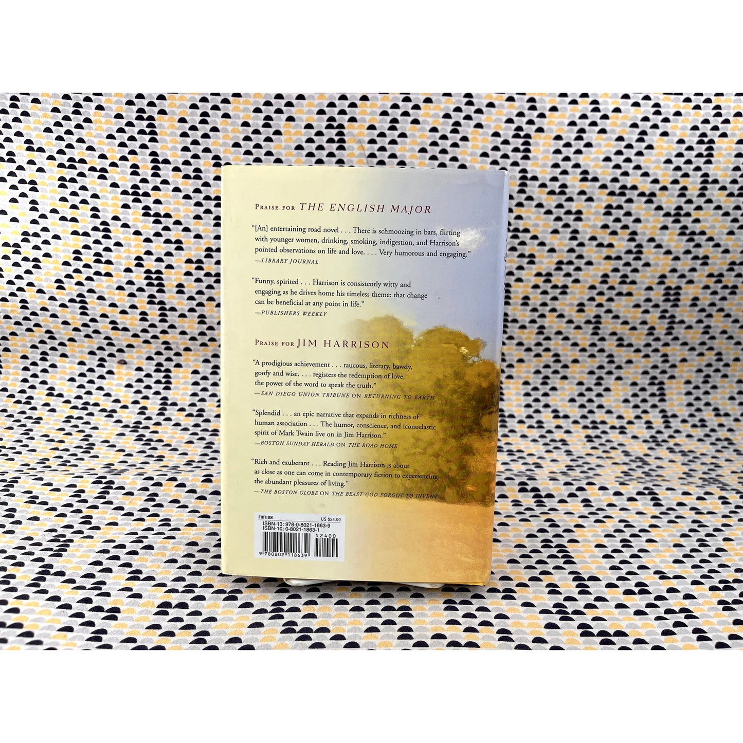 The English Major - Jim Harrison - Grove Press - Hardcover 1st Edition 1st Printing