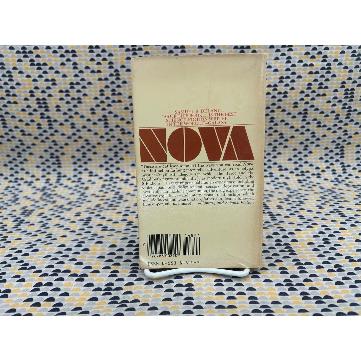 Nova - Samuel R. Delany - Vintage Paperback Book - Bantam Science Fiction Edition