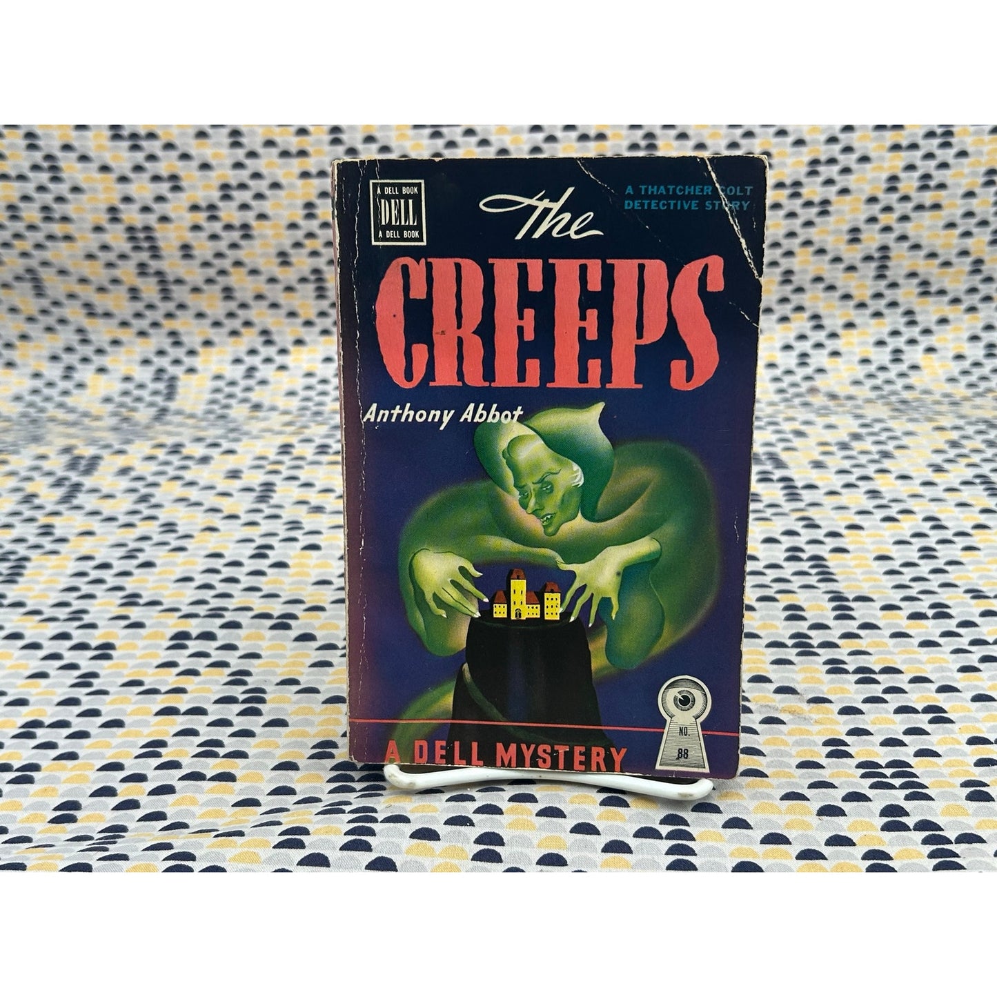 The Creeps - Anthony Abbot - Dell Mystery 88 - Mapback - Vintage Paperbacks