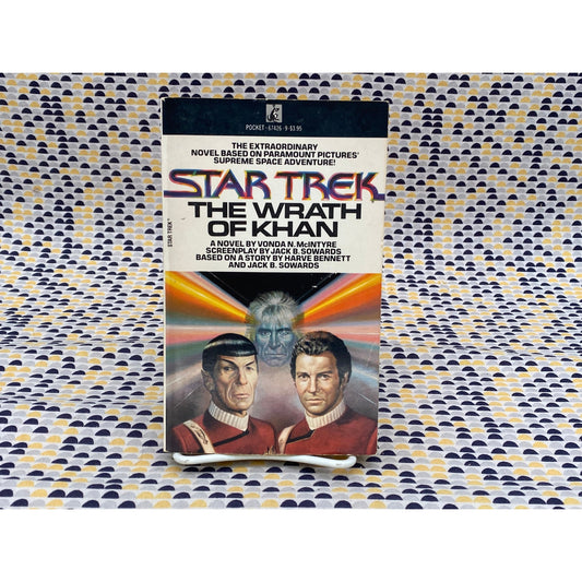 Star Trek - The Wrath of Khan - Movie Novelization - Vonda N. McIntyre - Vintage Paperback Book - Pocket Books Edition