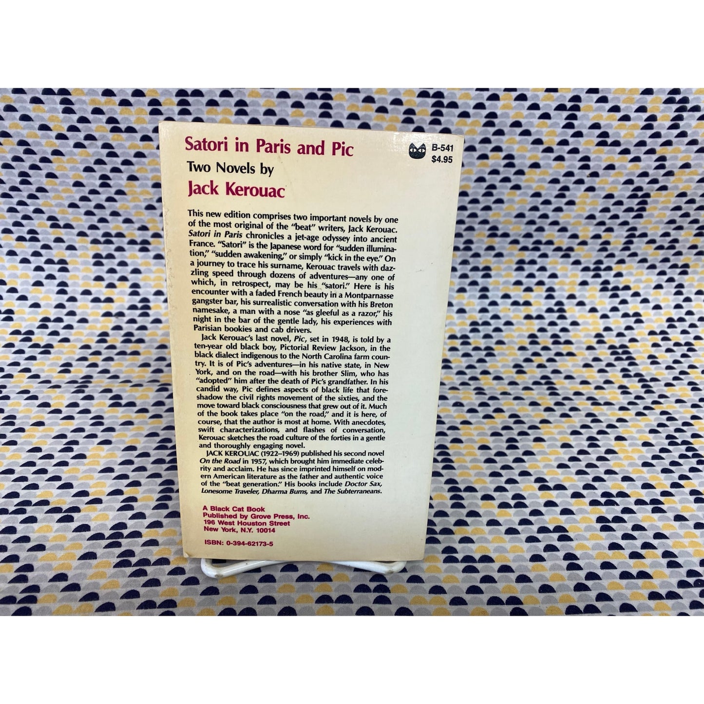 Satori in Paris and Pic - Two Novels by Jack Kerouac - Vintage Paperback - Evergreen Black Cat Books