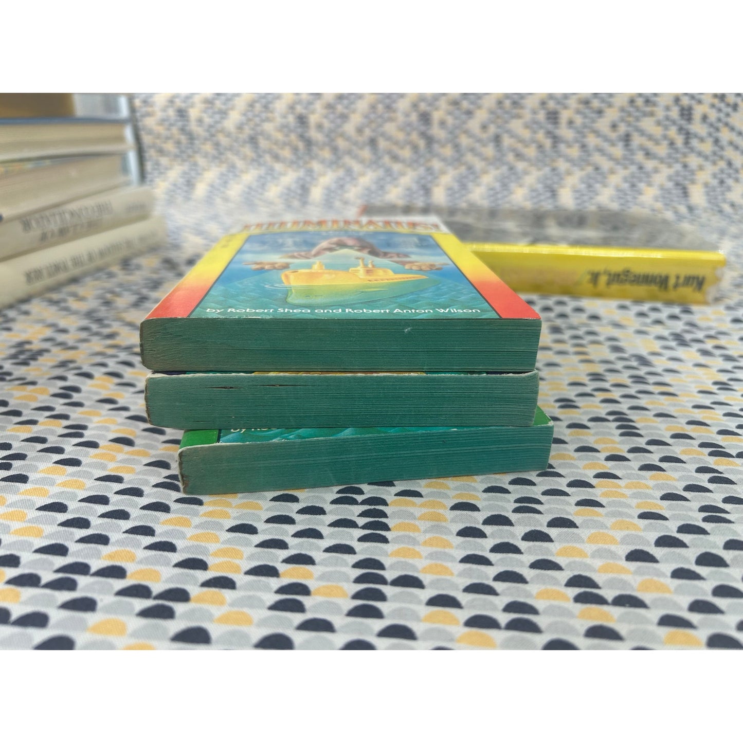 Robert Anton Wilson - The Illuminatus! Trilogy - 3 Book Set - Dell SF Editions