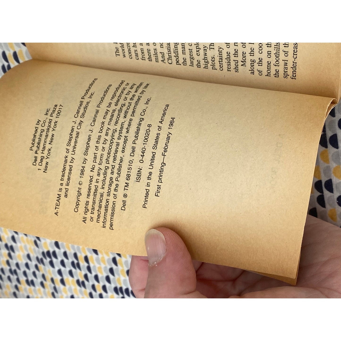 The A-Team #2 - Small But Deadly Wars - Charles Heath - Vintage Paperback Book - TV show Tie In - Dell Edition