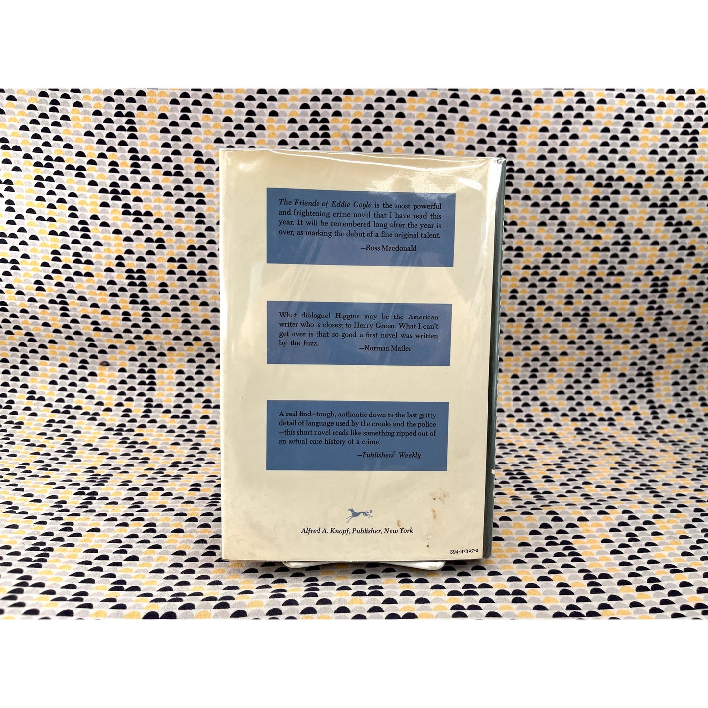 The Friends of Eddie Coyle - George V. Higgins - Knopf Books - Hardcover 1st Edition 1st Printing