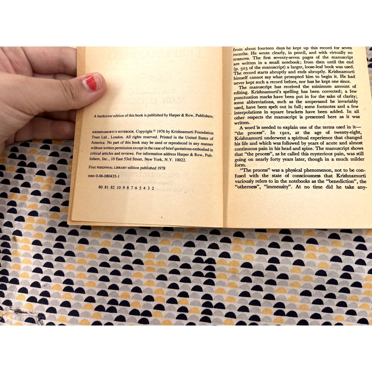 Krishnamurti's Notebook - J. Krishnamurti - Perennial Library - Paperback