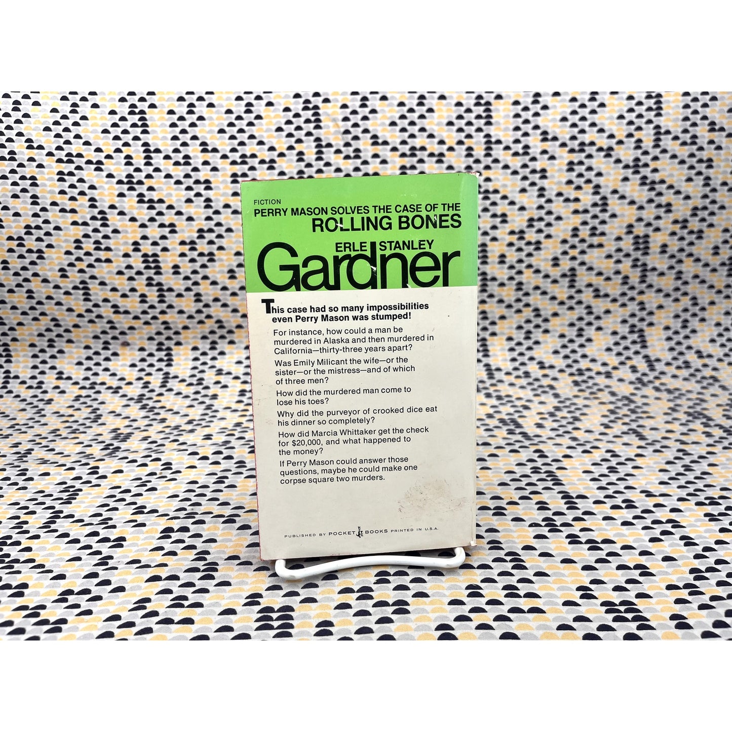 Rolling Bones - Erle Stanley Gardner - Perry Mason - Pocket Books - Paperback