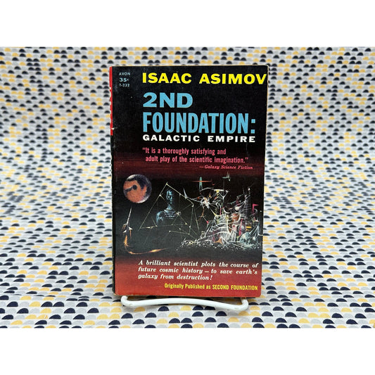 Second Foundation - Isaac Asimov - Vintage Paperback - 35 cent Avon Edition