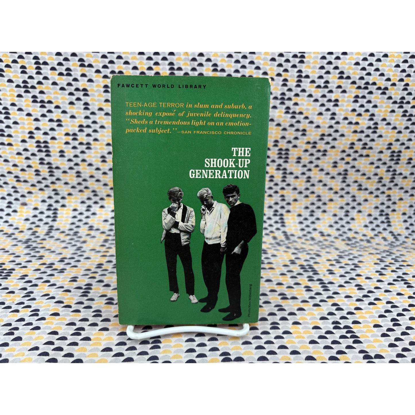 The Shook-Up Generation - Harrison Salisbury - juvenile delinquency - Vintage Paperback Book - 35 Cent Books Edition