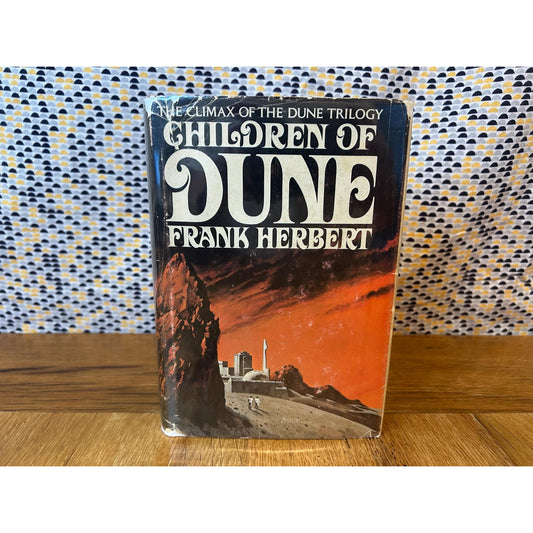 Children of Dune - Frank Herbert - Vintage Hardcover Book - Berkley Publishing - 1976 First Edition, 5th Printing