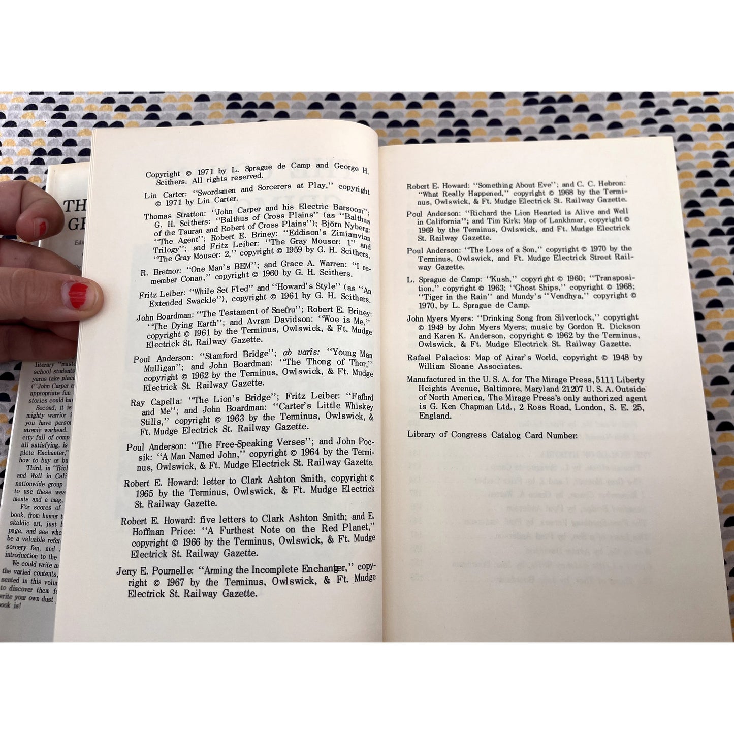 The Conan Grimoire - Ed. L. Sprague DeCamp and George H. Scithers - Mirage Press - Paperback