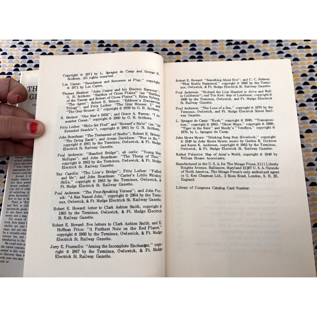 The Conan Grimoire - Ed. L. Sprague DeCamp and George H. Scithers - Mirage Press - Paperback