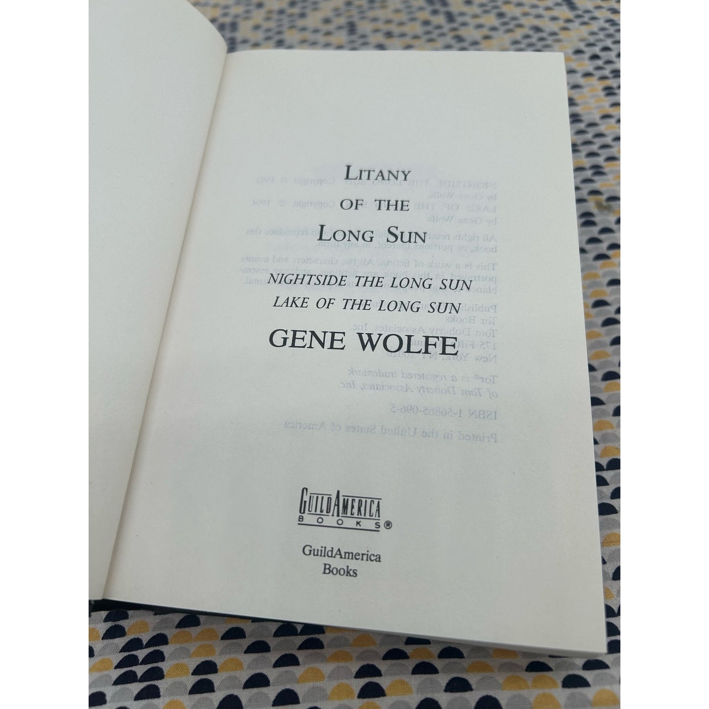 Litany The Long Sun - Gene Wolfe - Guild America Hardcover -Nightside - Lake