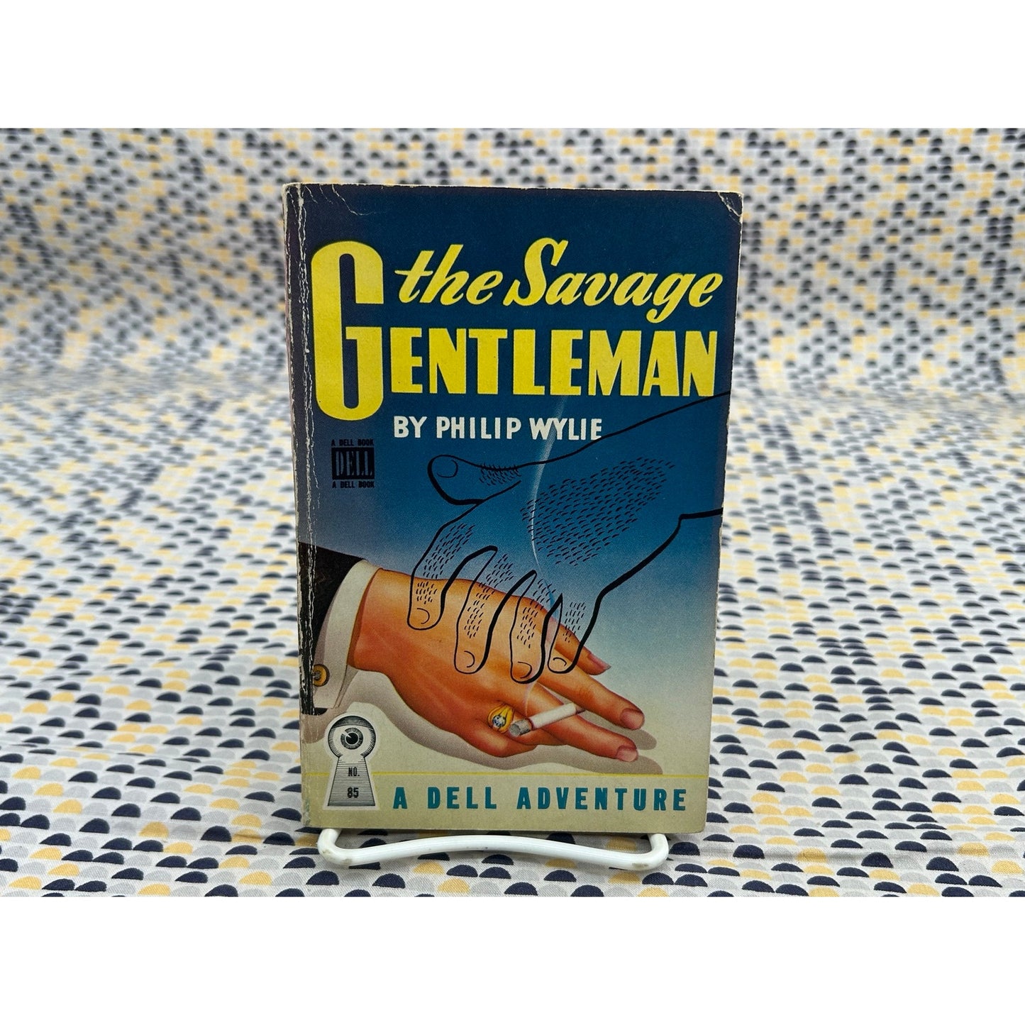 The Savage Gentleman - Philip Wylie - Dell Adventure 85 - Mapback - Vintage Paperbacks