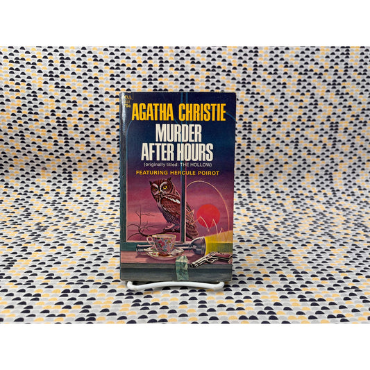 Murder After Hours - Hercule Poirot - Agatha Christie - Vintage Paperback Book - 75 cent Dell Edition