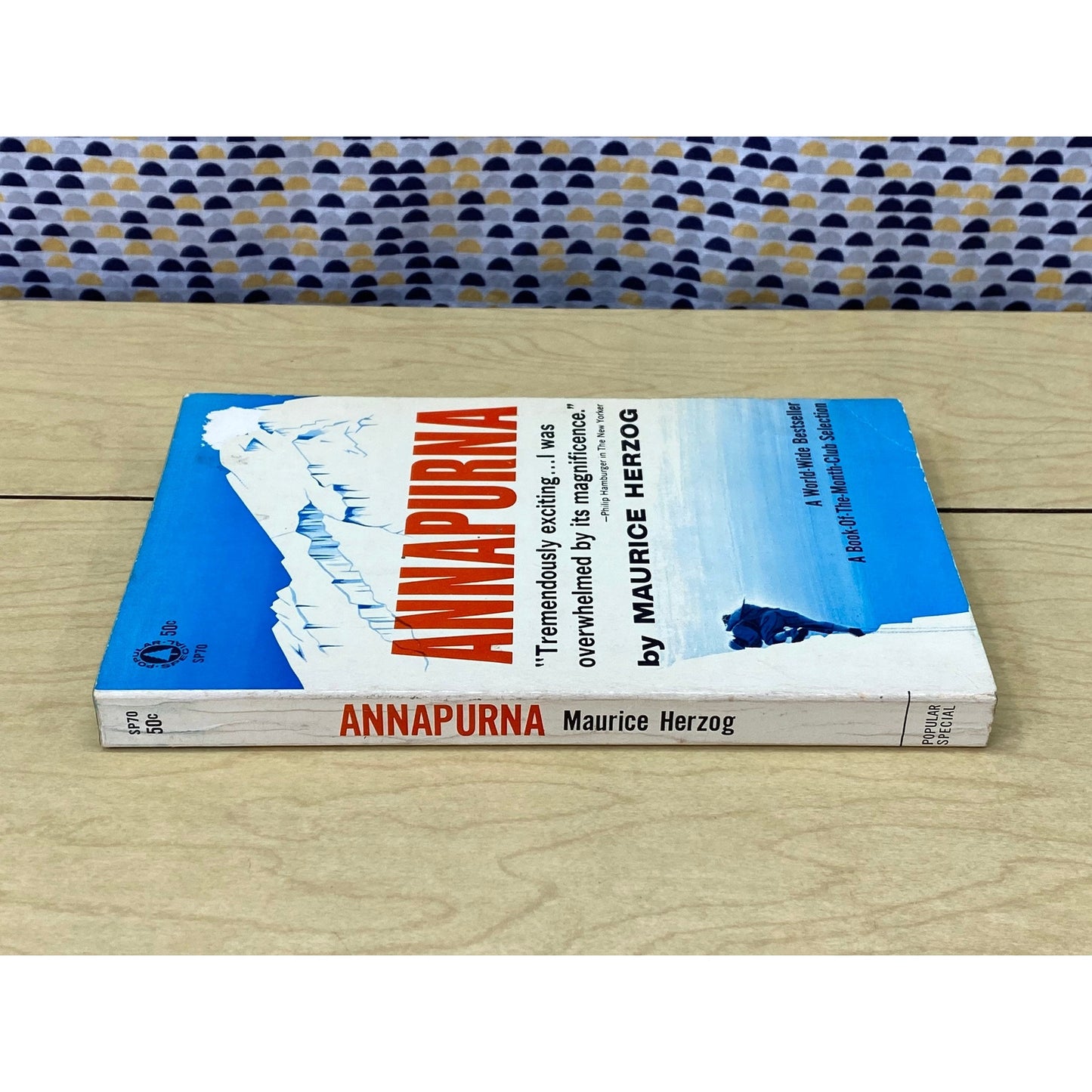 Annapurna - Maurice Herzog - Vintage Paperback Book - Popular Library Edition
