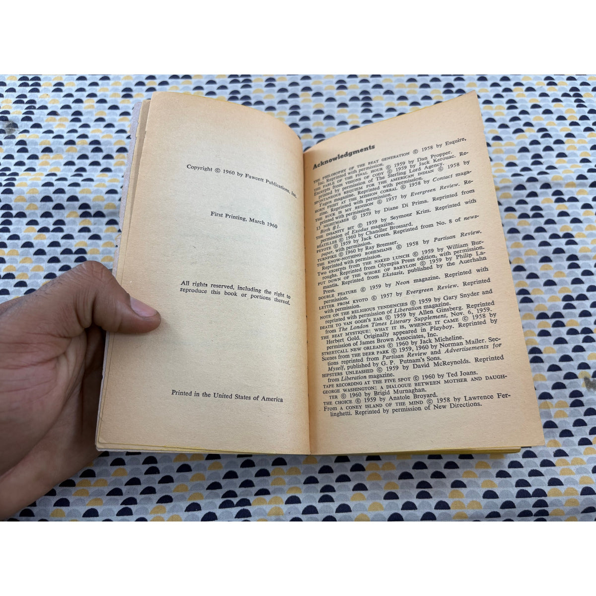 The Beats - Edited by Seymour Krim - Kerouac - Mailer - Ginsberg - Vintage Paperbacks