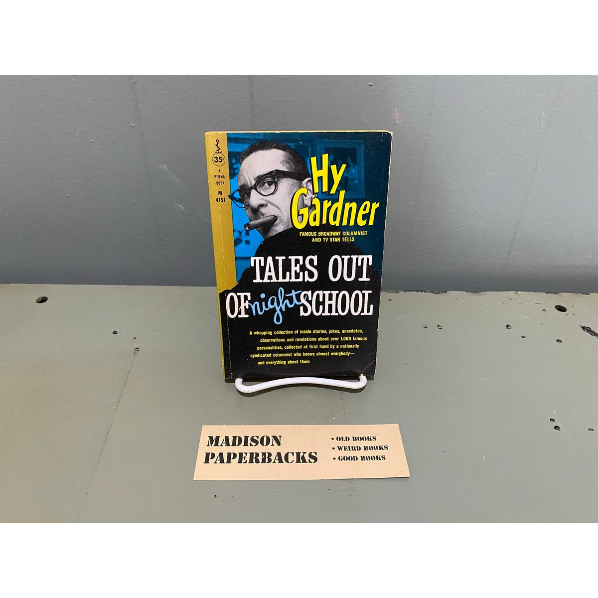 Hy Gardner - Tales Out of Night School - Perma Book M-4151- Vintage Paperbacks