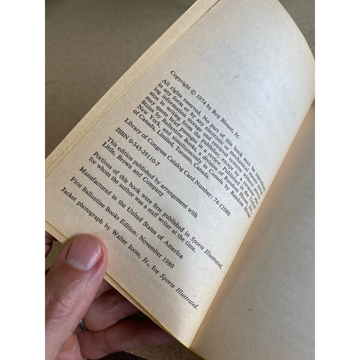 About Three Bricks Shy of a Road - Roy Blound, Rd. - Ballantine - Paperback