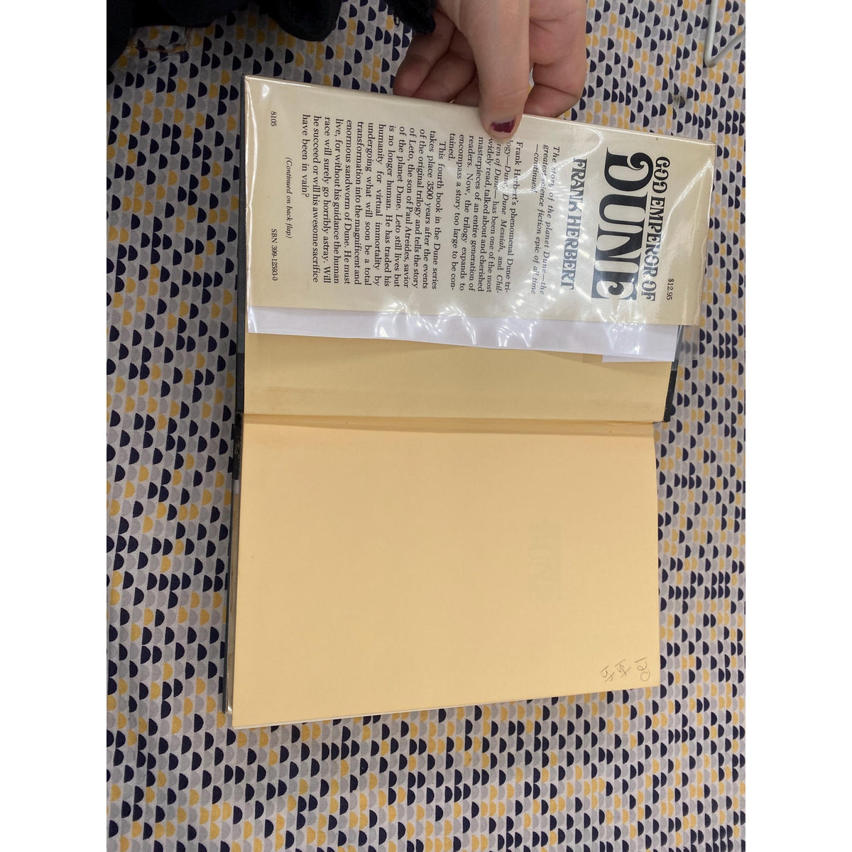 God Emperor of Dune - Frank Herbert - Vintage Hardcover Book - 1981 Putnam 1st Edition, 1st Printing