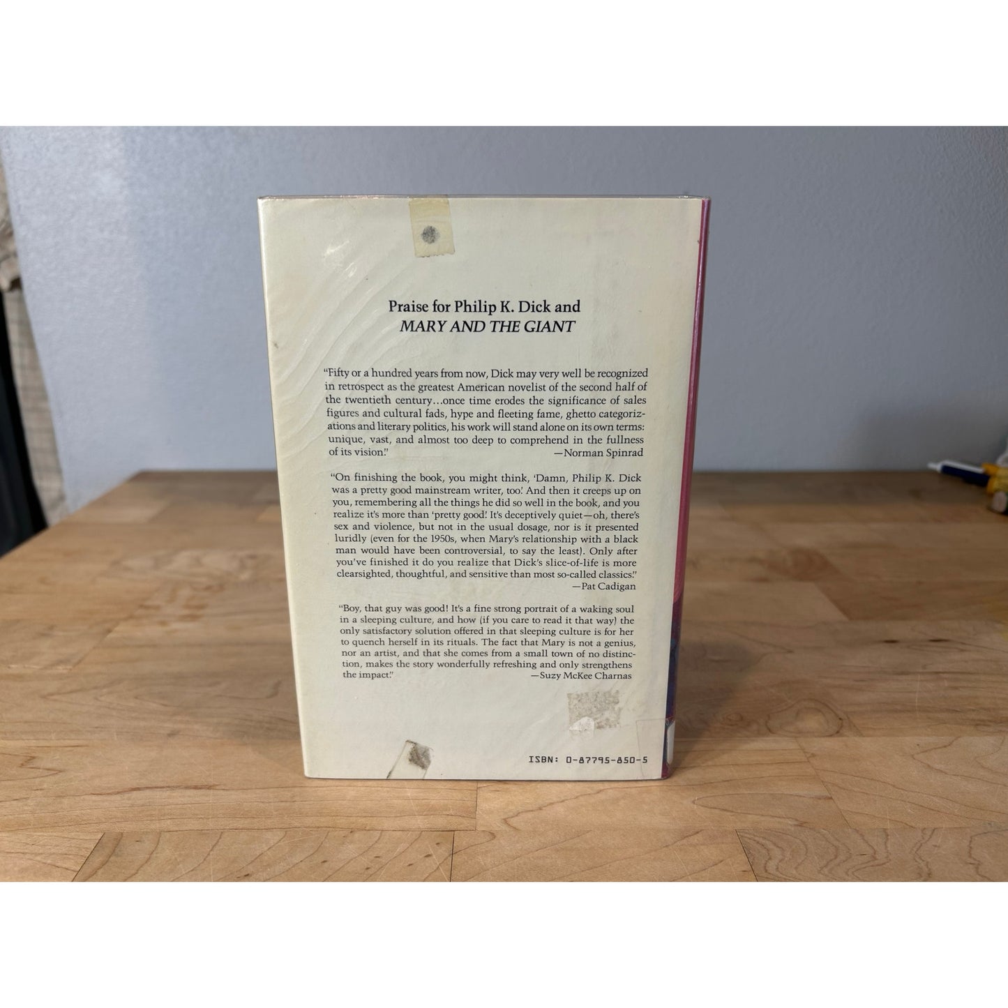 Mary and the Giant - Philip K. Dick - Arbor House 1st Ed- EX LIBRARY COPY