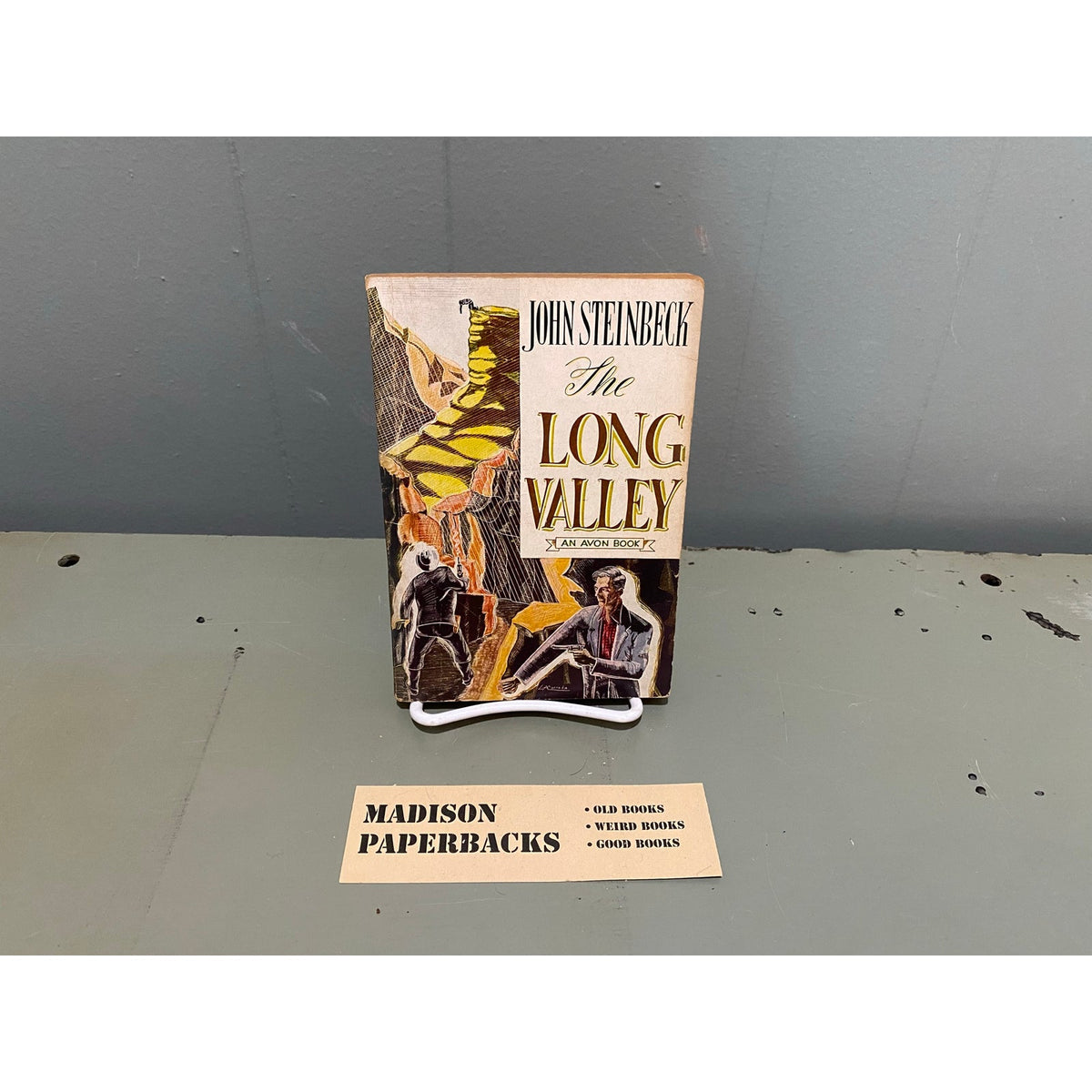 John Steinbeck - The Long Valley - Avon 77 - Vintage Paperbacks