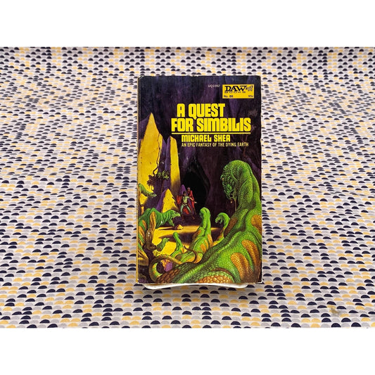 A Quest For Simbilis - Michael Shea - Vintage Paperback Book - 1974 Daw 1st Printing