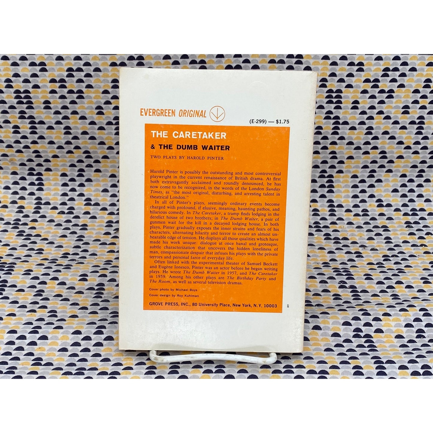 The Caretaker/The Dumb Waiter - Harold Pinter - Harry Pinter - Grove Press