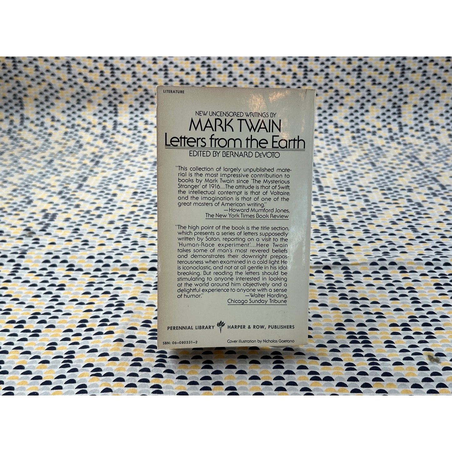 Letters From the Earth - Mark Twain  - Perennial Library Edition