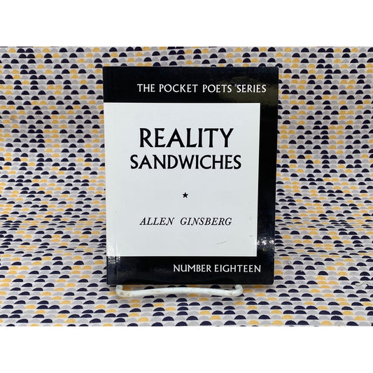 Reality Sandwiches - Allen Ginsberg - Pocket Poet Series #18 - Vintage Paperback Book - City Lights Edition