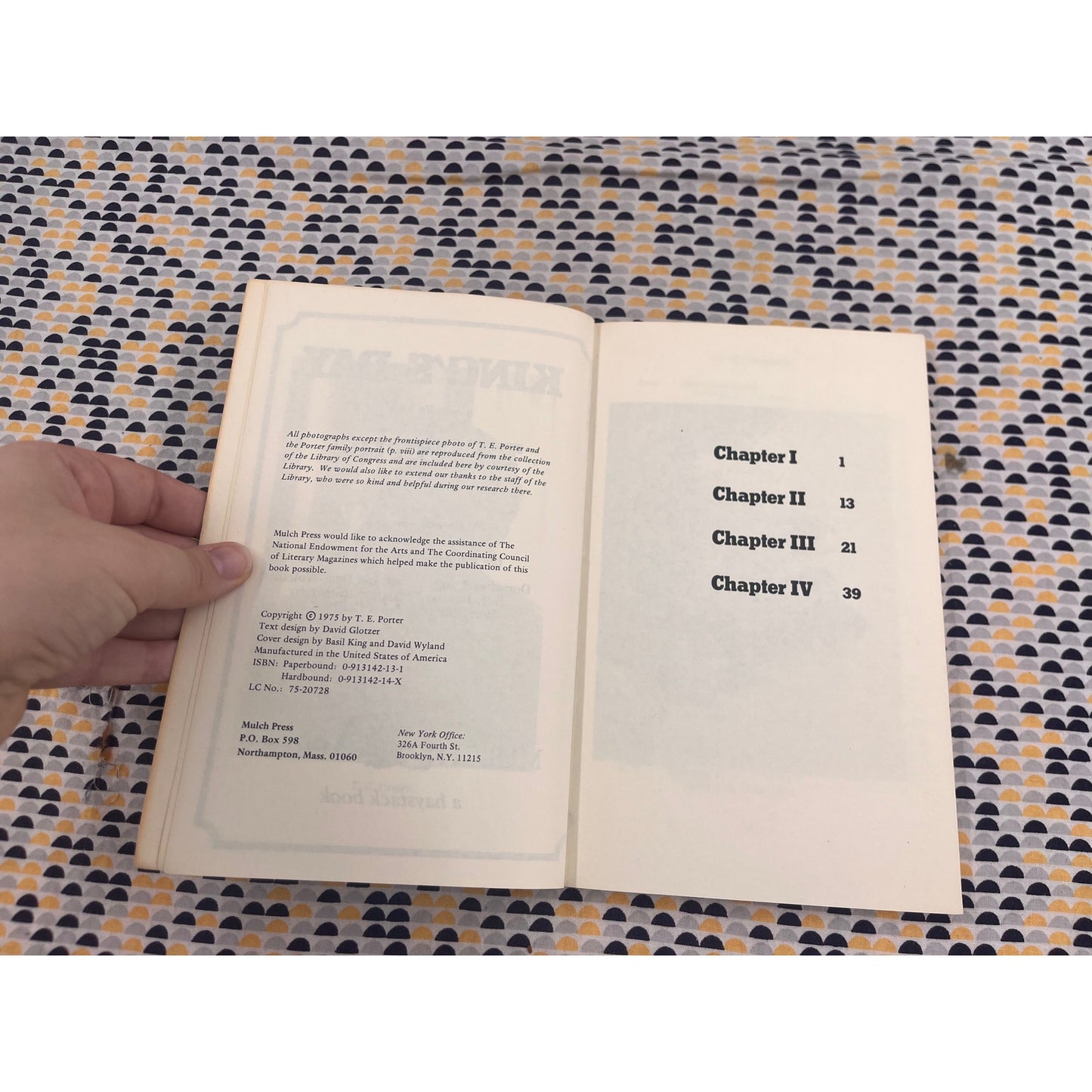 King's Day - T. E. Porter - Mulch Press - Paperback