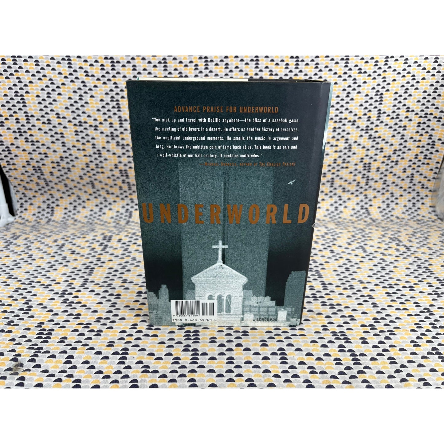 Underworld - Don DeLillo  - Hardcover - Scribners 1st Edition 1st Printing