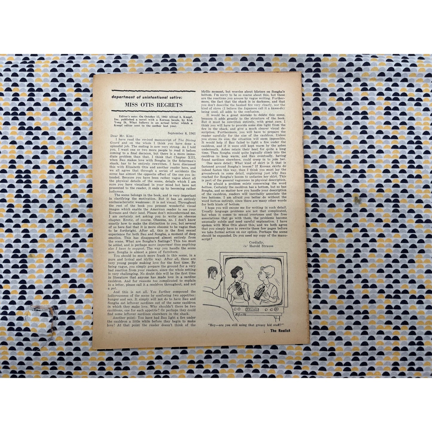 The Realist Magazine - Counterculture Newspaper - November 1962 - No. 39