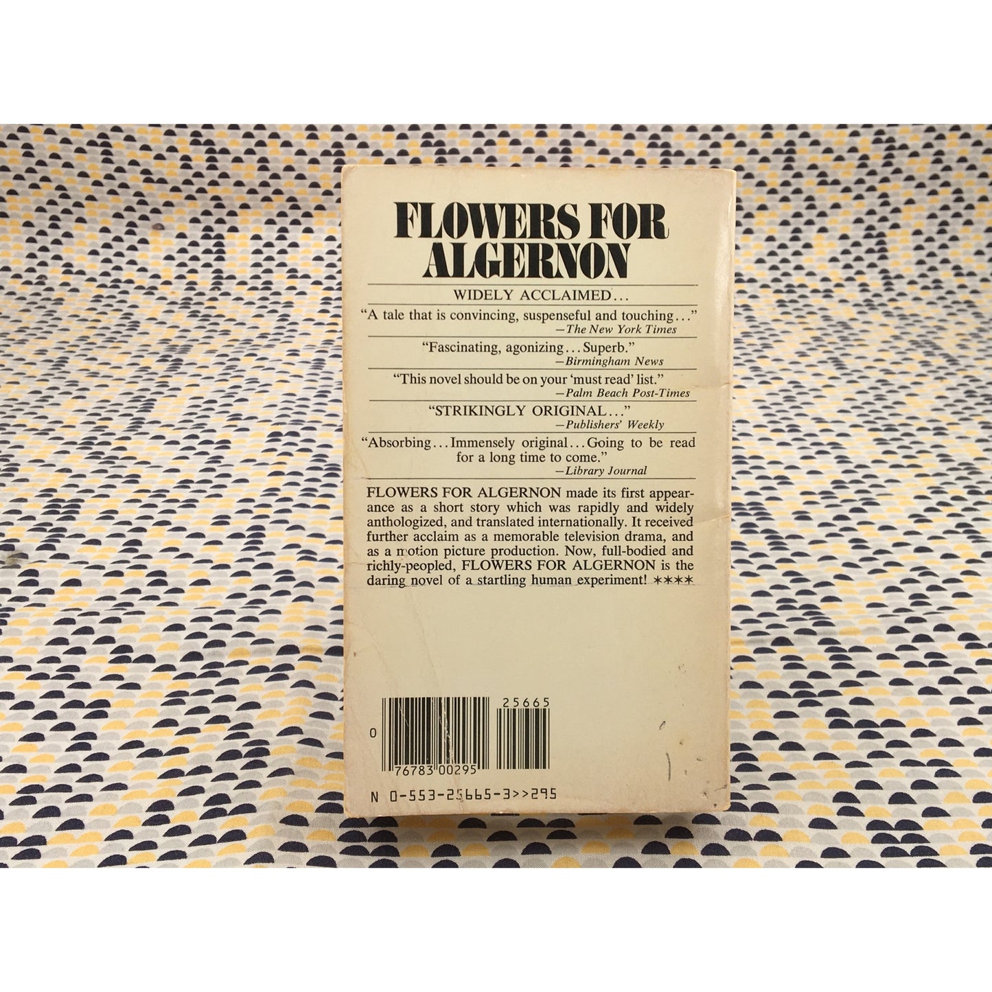 Flowers for Algernon - Daniel Keyes - Bantam Books - Paperback