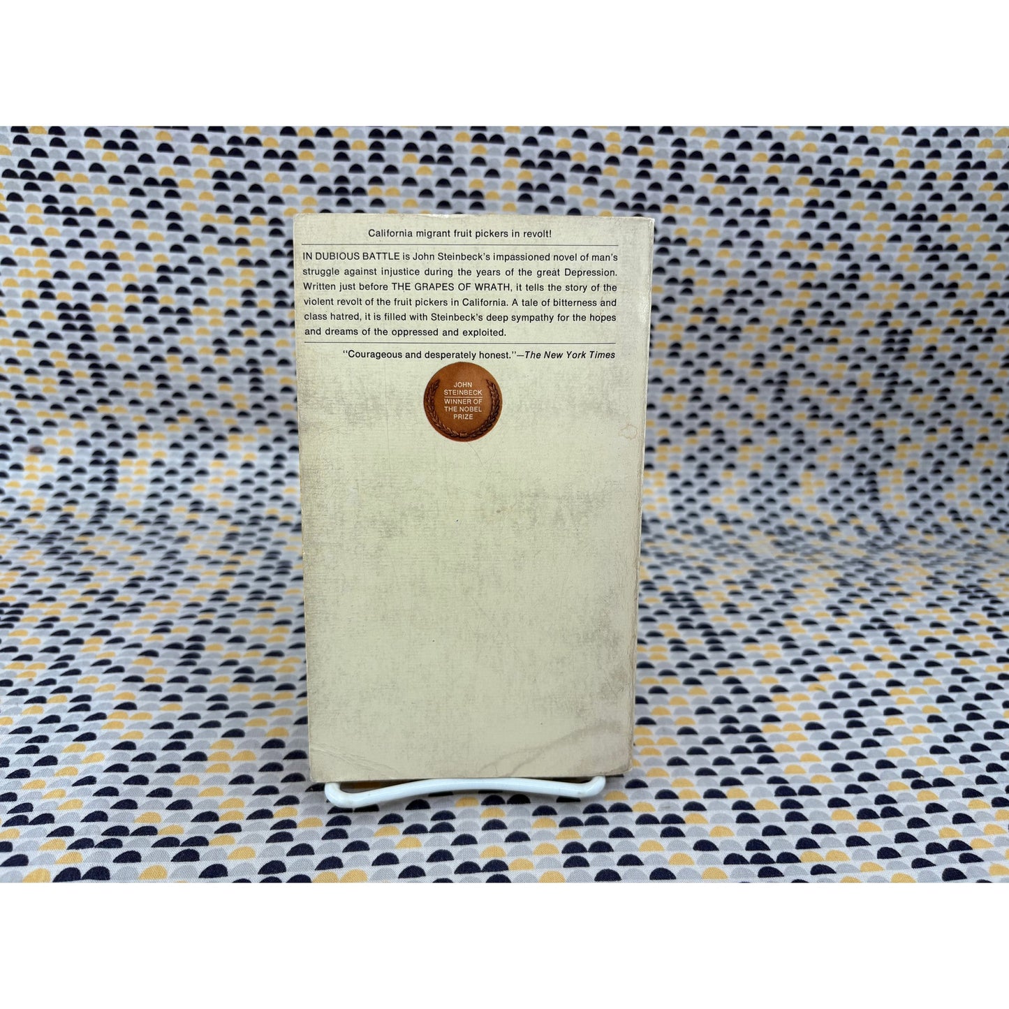 In Dubious Battle - John Steinbeck - Vintage Paperback Book - 95 cent Bantam Classic Edition