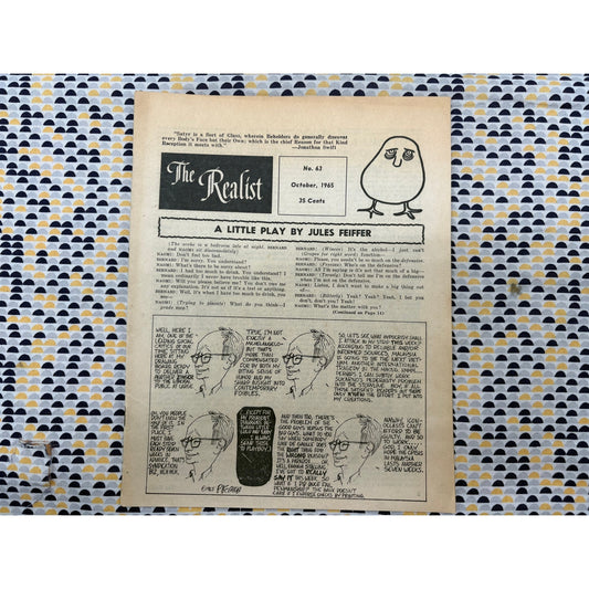 The Realist Magazine - Counterculture Newspaper - October 1965 - No. 63