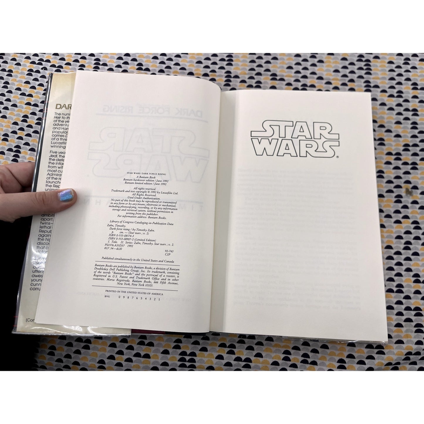 Star Wars 2: Dark Forces Rising - Timothy Zahn - Bantam Books - Hardcover