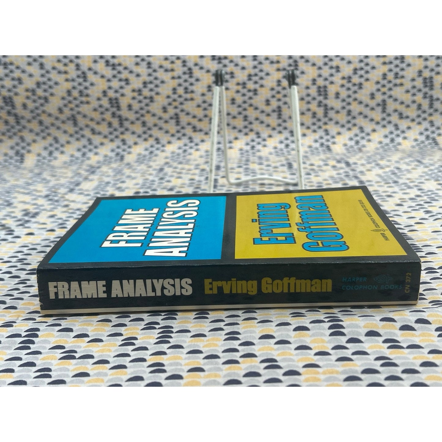 Frame Analysis - Erving Goffman - An Essay on the Organization of Experience - Vintage Paperback Book - Harper Colophon Edition