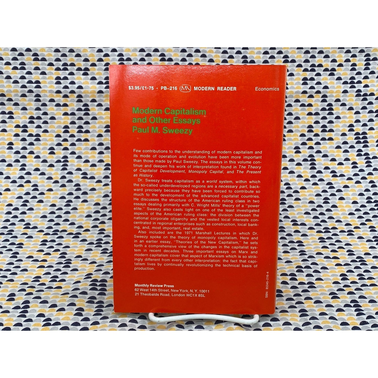 Modern Capitalism and Other Essays - Paul M. Sweezy - 1972 Monthly Review Press