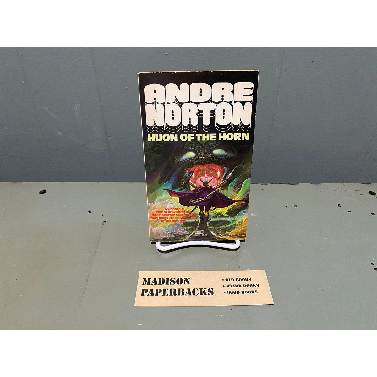 Huon of the Horn - Andre Norton - Pawcett Crest - Ken Barr cover - Paperback